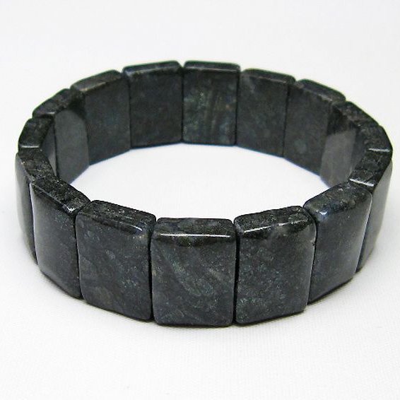 パイライト イン カルセドニー バングル [T160-1821]