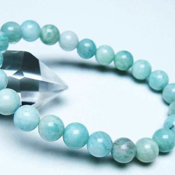 アマゾナイト ブレスレット 8mm [T161-12040]