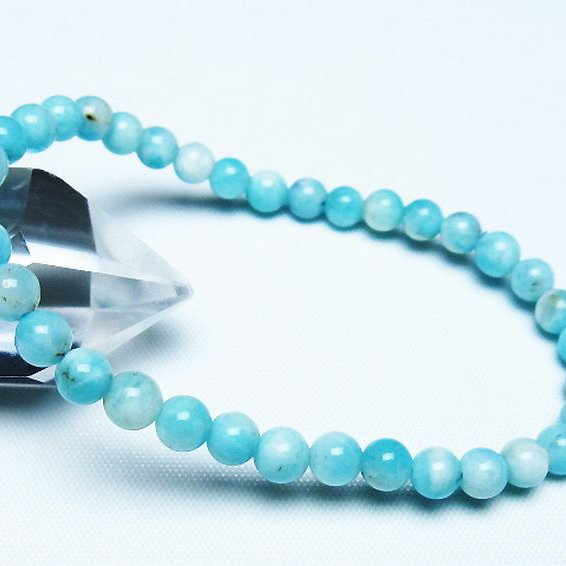 アマゾナイト ブレスレット 5mm [t161-12221]