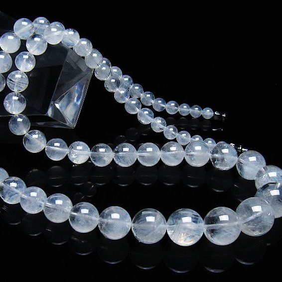 エンジェルラダークォーツ ネックレス 5mm [T162-568]