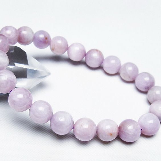 クンツァイト ブレスレット 9mm [t17-6998]