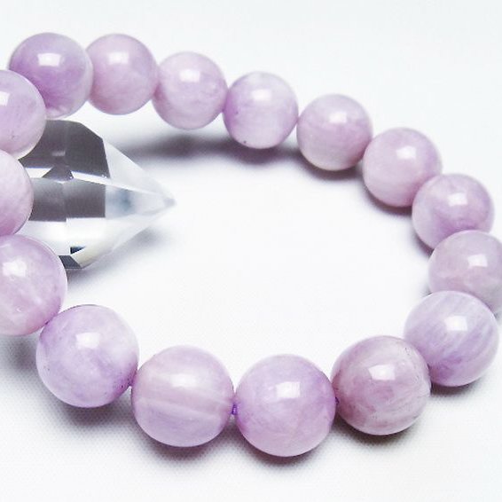 クンツァイト ブレスレット 13mm [t17-7028]