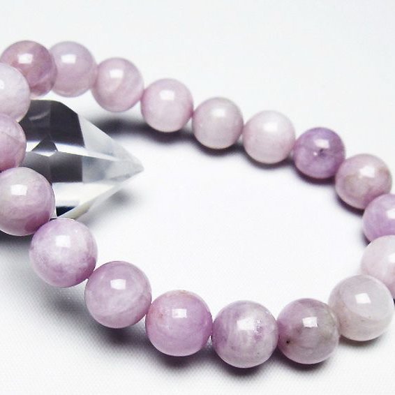 ⭐︎【高級】天然 マルチカラー　クンツァイト ブレスレット 10mm 34g ⭐︎【高級】天然 マルチカラー クンツァイト ブレスレット 10mm 34g