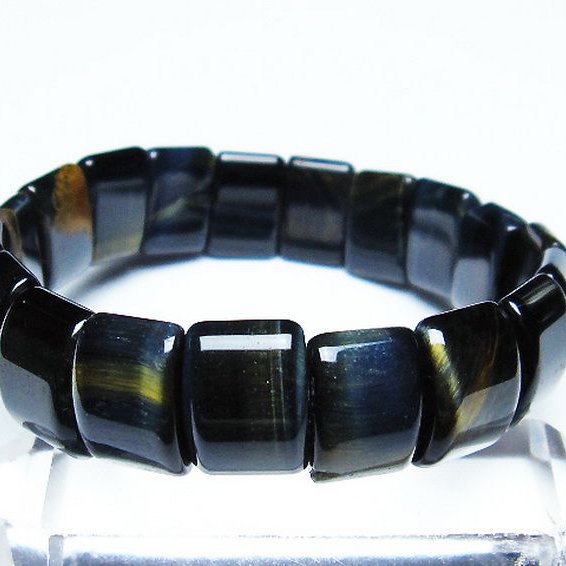 ブルータイガーアイ※青虎目石 バングル [t173-4851]