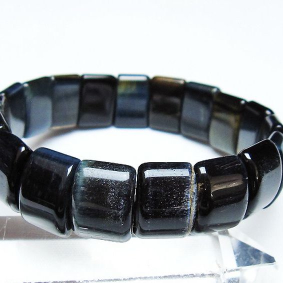 ブルータイガーアイ※青虎目石 バングル [t173-5009]