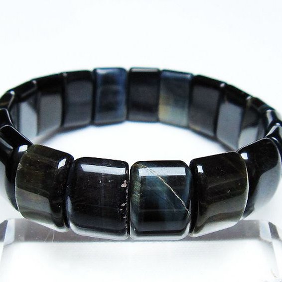 ブルータイガーアイ※青虎目石 バングル [t173-5050]