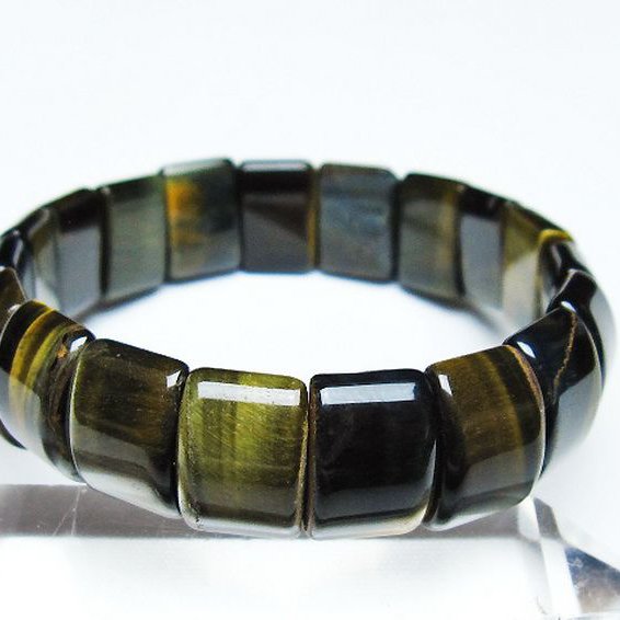 ブルータイガーアイ※青虎目石 バングル [T173-5078]