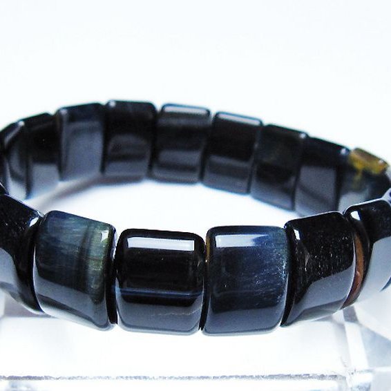 ブルータイガーアイ※青虎目石 バングル [t173-5093]