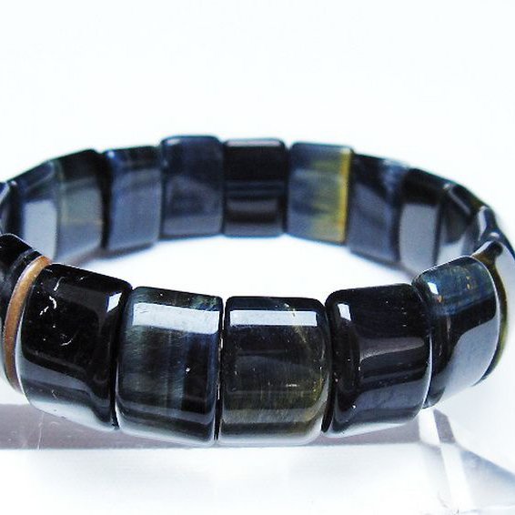 ブルータイガーアイ※青虎目石 バングル [T173-5095]