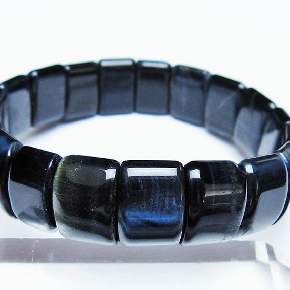 ブルータイガーアイ※青虎目石 バングル [t173-5113]
