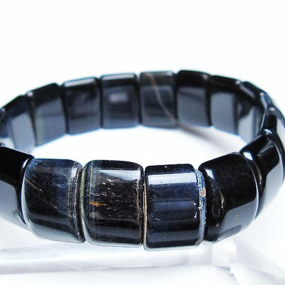 ブルータイガーアイ※青虎目石 バングル [T173-5150]