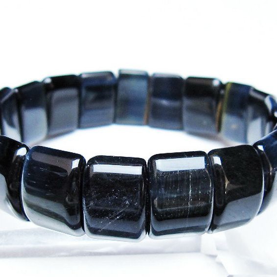 ブルータイガーアイ※青虎目石 バングル [T173-5162]