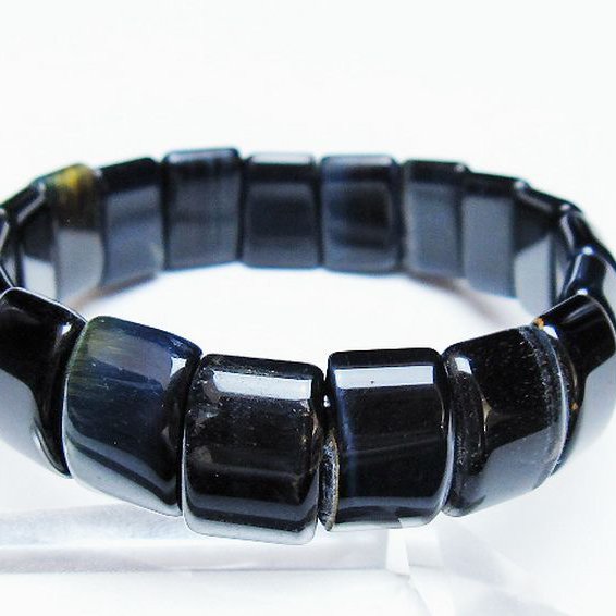 ブルータイガーアイ※青虎目石 バングル [t173-5172]
