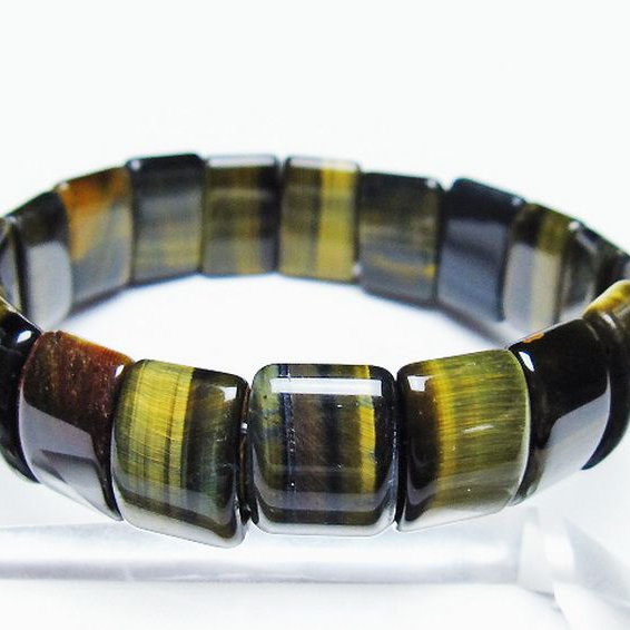 ブルータイガーアイ※青虎目石 バングル [t173-5193]