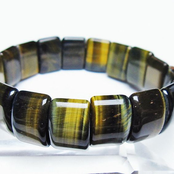 ブルータイガーアイ※青虎目石 バングル [t173-5197]