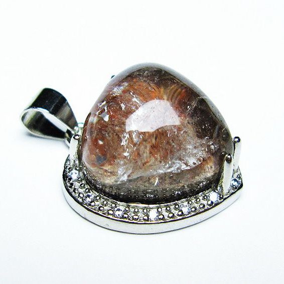 ガーデン水晶 ペンダント [t175-1493]