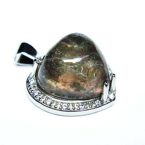 ガーデン水晶 ペンダント [t175-1509]