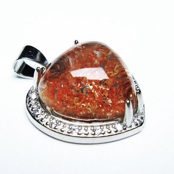 ガーデン水晶 ペンダント [t175-1545]