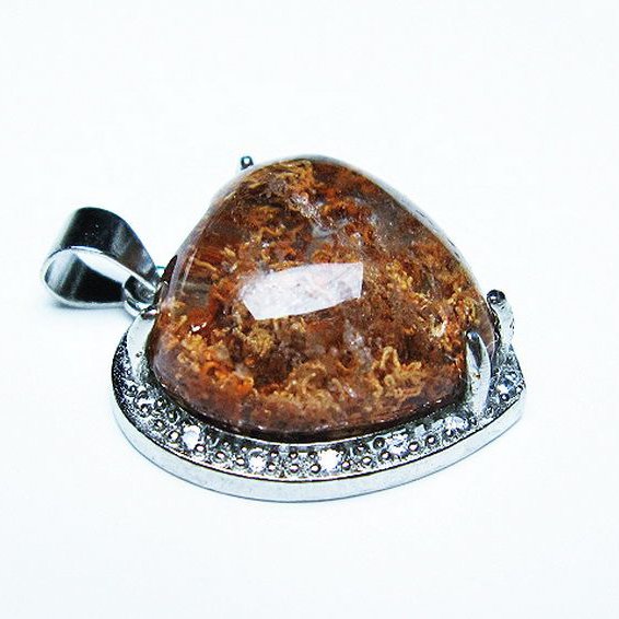 ガーデン水晶 ペンダント [t175-1591]