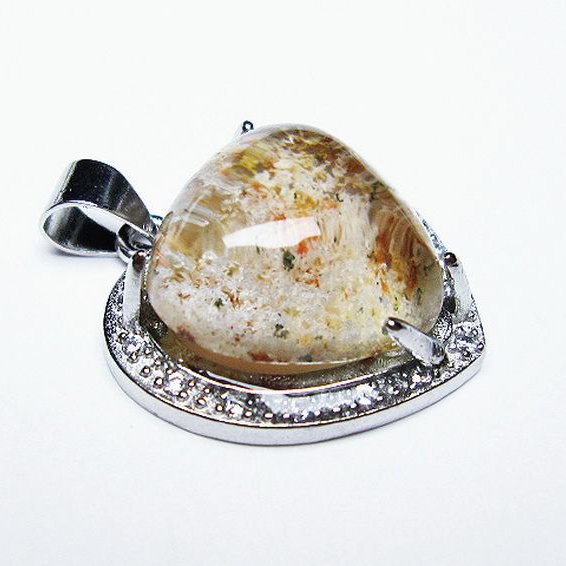 ガーデン水晶 ペンダント [t175-1594]