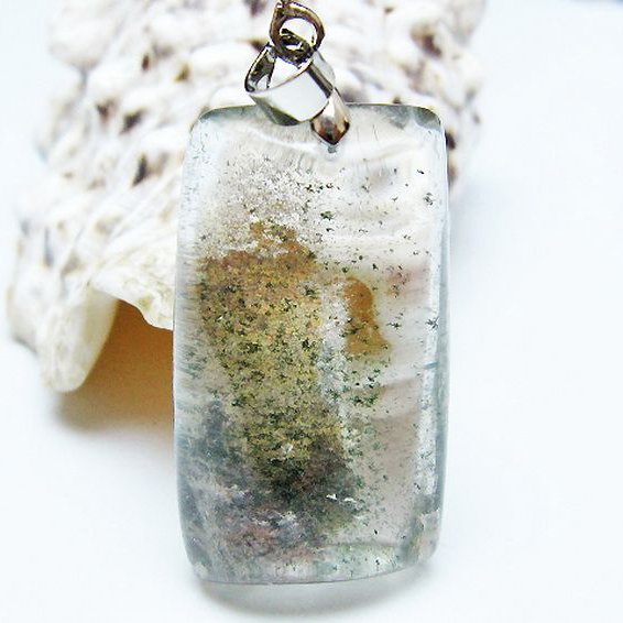 ガーデン水晶 ペンダント [t175-1964]