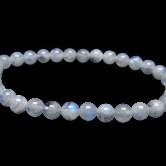 ムーンストーン ブレスレット 6mm [T18-9283]