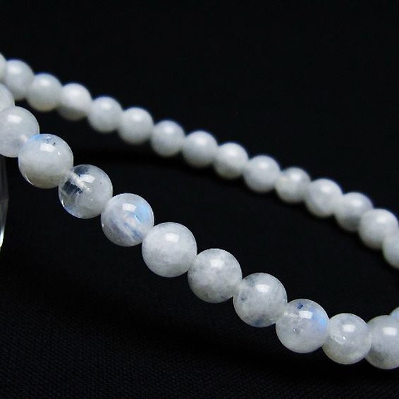 ムーンストーン ブレスレット 6mm [T18-9489]