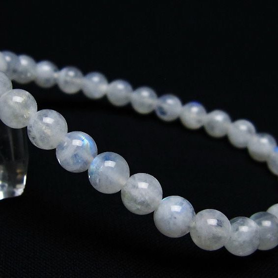 ムーンストーン ブレスレット 6mm [T18-9553]