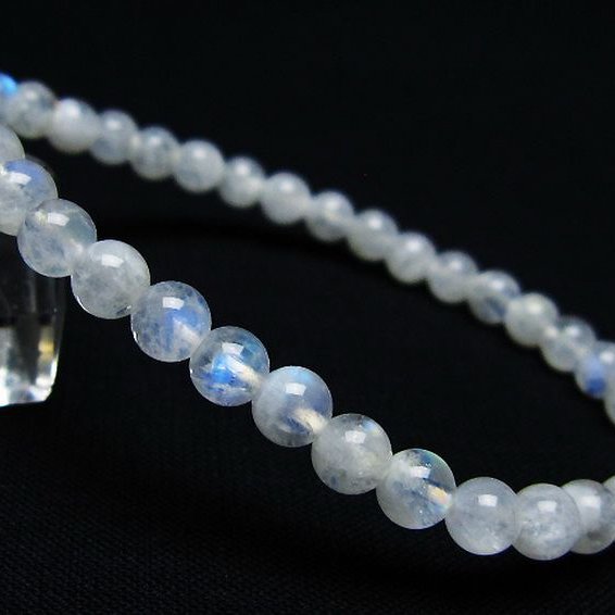 ムーンストーン ブレスレット 5mm [t18-9575]