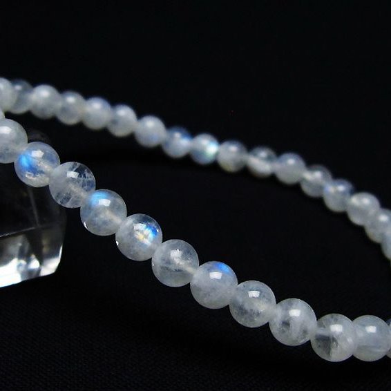 ムーンストーン ブレスレット 5mm [t18-9582]