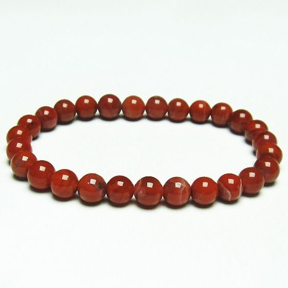 レッドアゲート 赤メノウ ブレスレット 7mm [T187-1966]