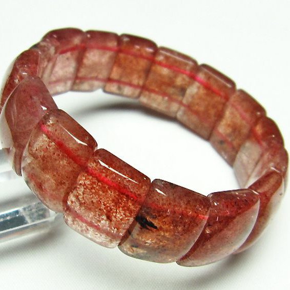 ストロベリークォーツ バングル [t188-2111]