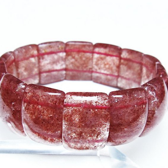 ストロベリークォーツ バングル [t188-2488]