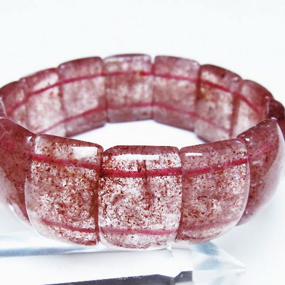 ストロベリークォーツ バングル [T188-2538]