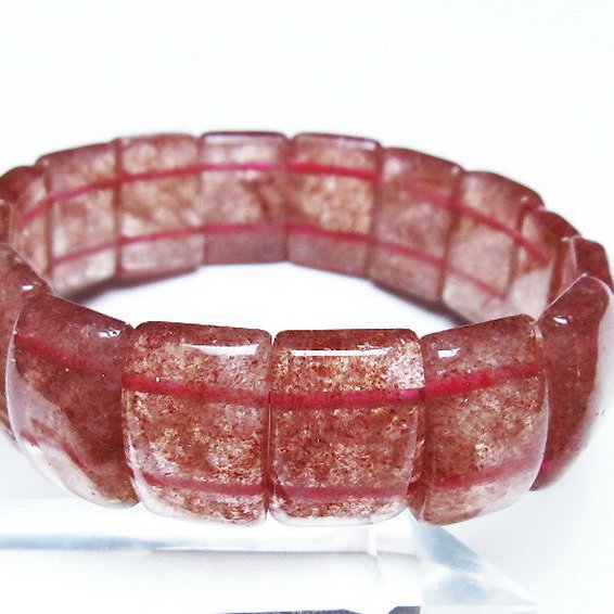 ストロベリークォーツ バングル [T188-2559]