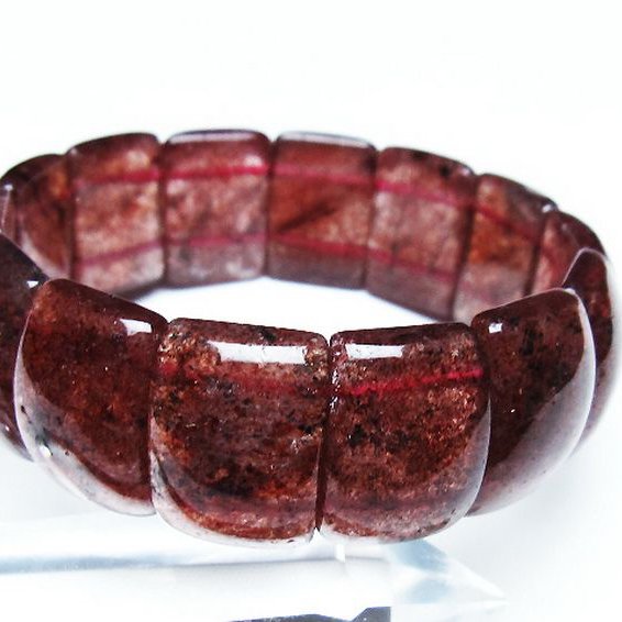 ストロベリークォーツ バングル [T188-2604]