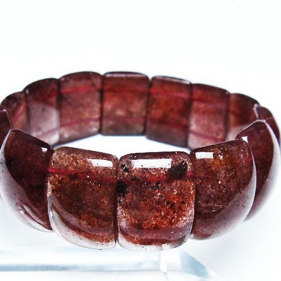 ストロベリークォーツ バングル [t188-2605]