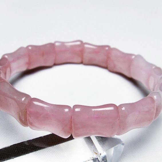 ローズクォーツ バングル [t189-3403]