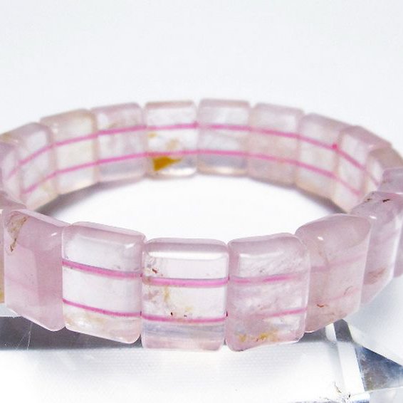 ローズクォーツ バングル [T189-3585]