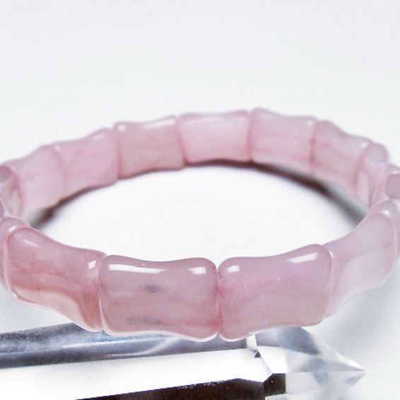 ローズクォーツ バングル [t189-3659]