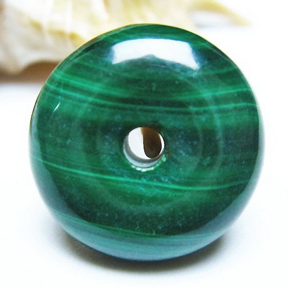 マラカイト 平安扣[T19-3752]