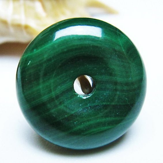 マラカイト 平安扣 [t19-3770]