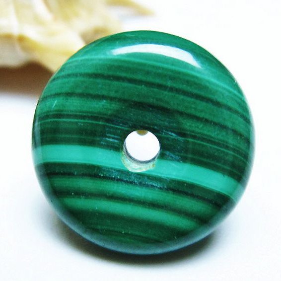 マラカイト 平安扣 [t19-3796]