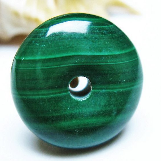 マラカイト 平安扣 [t19-3801]