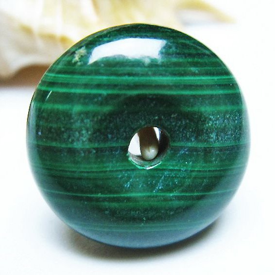 マラカイト 平安扣 [t19-3814]