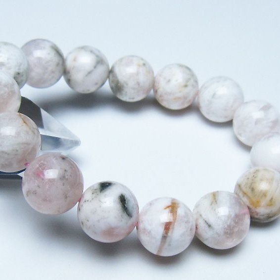 セリサイト イン クォーツ ブレスレット 14mm [t190-1742]