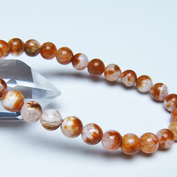 セリサイト イン クォーツ ブレスレット 7mm [t190-1813]