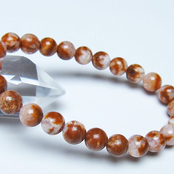 セリサイト イン クォーツ ブレスレット 8mm [t190-1815]