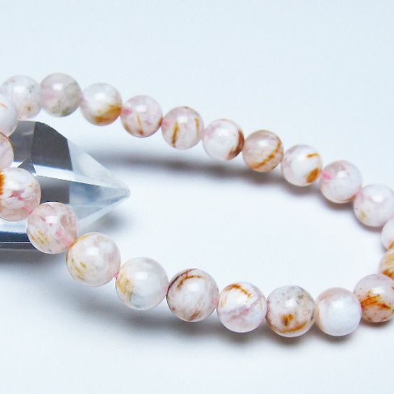 セリサイト イン クォーツ ブレスレット 8mm [t190-1896]