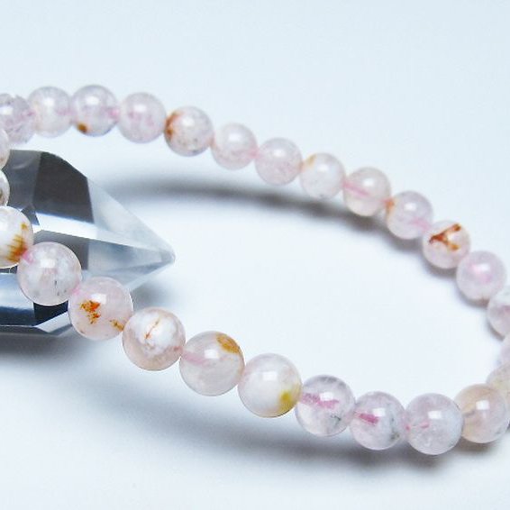 セリサイト イン クォーツ ブレスレット 7mm [t190-1906]